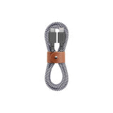 EAN 4895200429777 - Native Union BELT-KV-CL-ZEB-2 cable de conector Lightning 1,2 m Negro, Blanco imagen 1