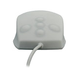 Mcl-Samar Ratón Optique Étanche Silicona - Blanco