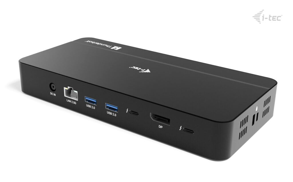 D I-Tec Tb5 Triple Displayds 2xtb5 1xdp 1x2,5glan 1xm.2 Slot 1xaudio Mic 2xusb-C Gen2 2xusb-A Gen2 2xusb 2.0 Sd+Tf Kartenleser Pd 140w