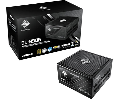 EAN 4710483949050 - Asrock SL-850G Steel Legend unidad de fuente de alimentación 850 W 20+4 pin ATX ATX Negro imagen 1