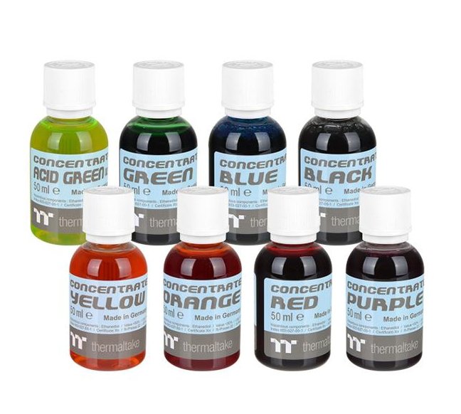Termaltake Premium Concentaciones - Naranja (4 Botellas De Botella), Naranja De Refrigerante Cl-W163-Os00or-A
