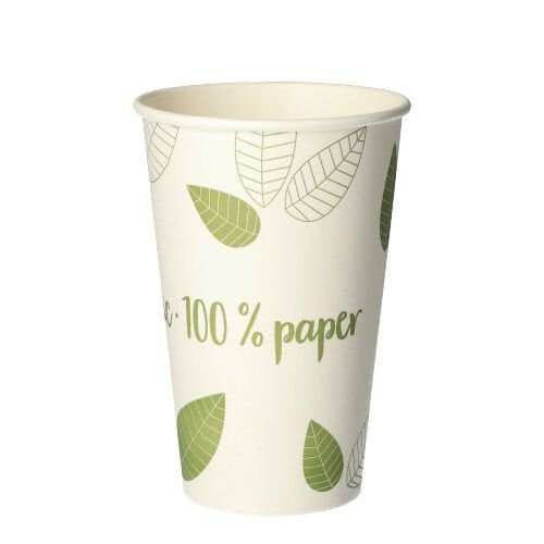 Papstar Pure Zero Einweg-Trinkbecher 8 Cm 0,3 L Creme