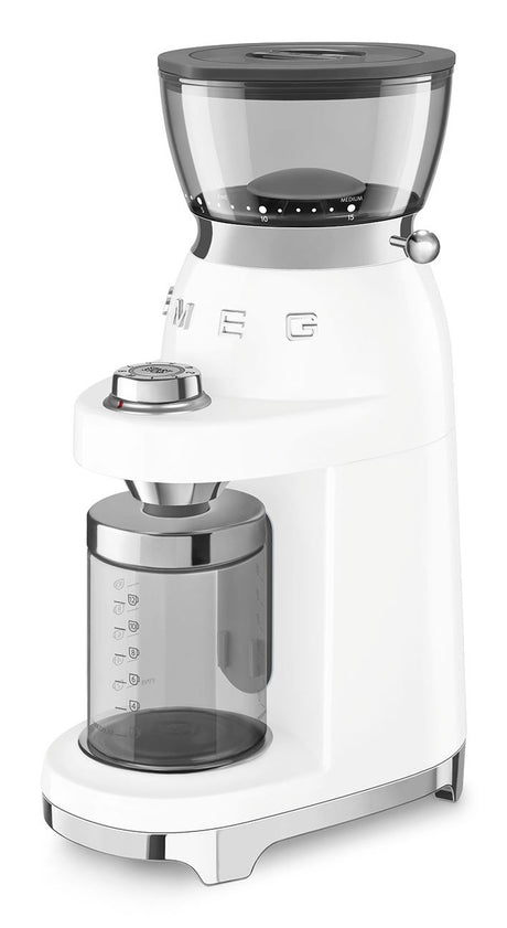 EAN 8017709355319 - Smeg CGF03WHEU molinillo de café 150 W Blanco imagen 4