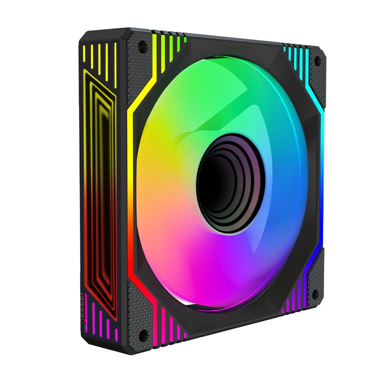 Ventilador Auxiliar Xfc-120drm Argb Keepout 120mm/ Argb/ Negro
