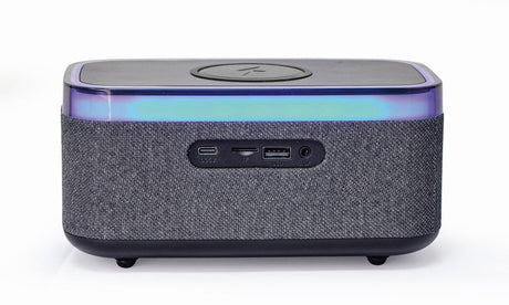 EAN 8716309131407 - Gembird DAC-SPKBT-QC15-BK despertador Reloj despertador digital Negro, Gris imagen 4