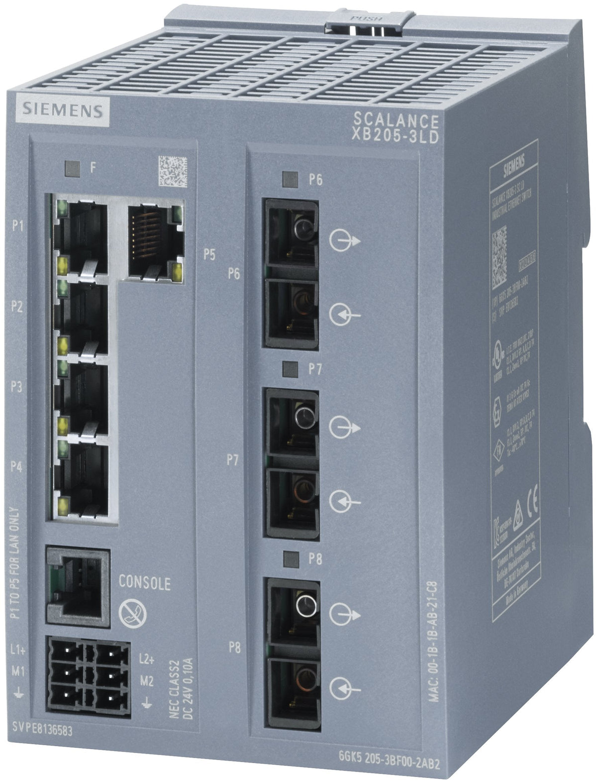 Siemens Siem 6gk5205-3bf00-2ab2 Scalance Xb205-3 2 Ie Switch - Switch - 0,1 Gbps