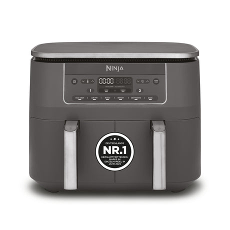 EAN 0622356322690 - Ninja DZ300EU freidora Doble 7,6 L Independiente 2470 W Freidora de aire caliente Gris imagen 8