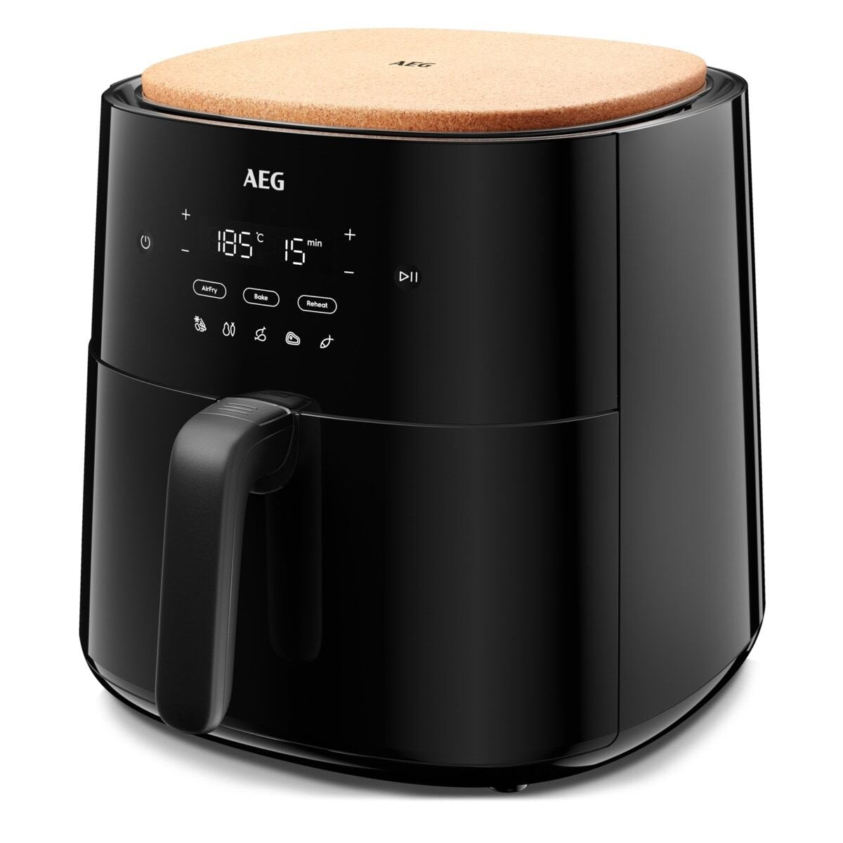 EAN 7333394032627 - AEG AAF7B Sencillo 6,8 L 1800 W Freidora de aire caliente Negro imagen 1