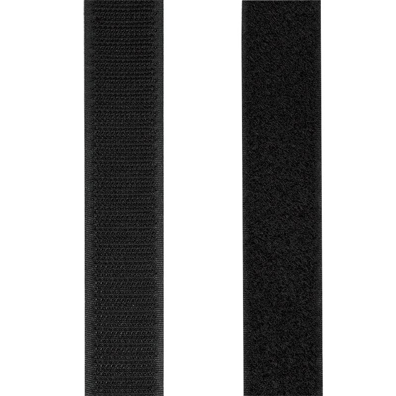 Logilink Juego De Cintas De Velcro, Negro, Anchura: 25 Mm, Rollo, 5m
