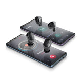 Auriculares Bluetooth Ngs Ártica Duo Con Estuche De Carga Autonomía 5h Negros