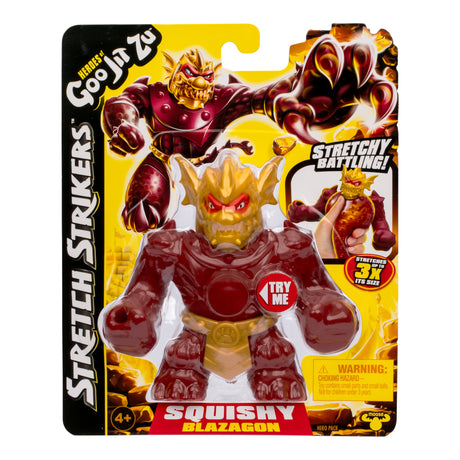 EAN 630996427804 - Goo Jit Zu Stretch Strikers - Blazagon Figura de juguete elástica imagen 4