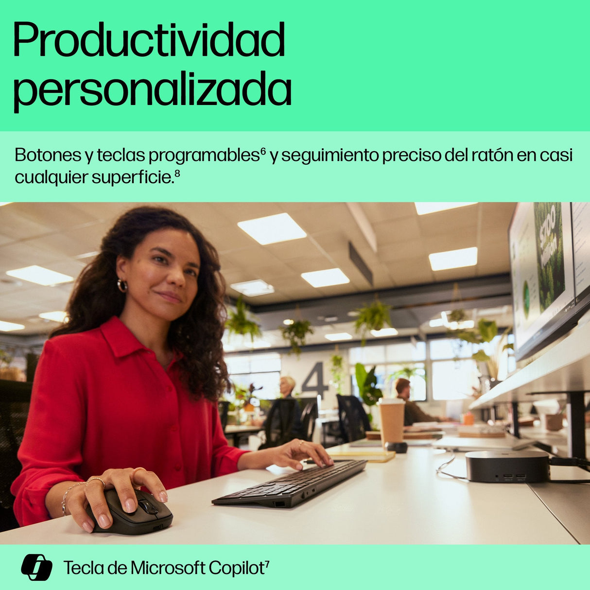 Hp 725 Multi-Device Wireless Keyboard And Mouse Combo