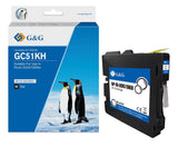 G&G Tintencartucho Compatible Ricoh Gc51kh 405862 Negro