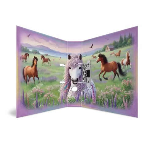 Carpeta Herma A4 Cartón Mundo Del Caballo