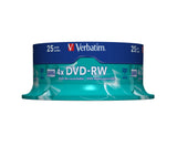 Dvd-Rw Verbatim 4.7gb 4x Regrabable (25 Unidades) 43639