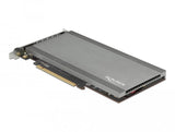 Pci Express X16 Karte Zu 4 X Intern Nvme M.2 Key M Mit Kühlkörper Und Lüfter - Bifurcation