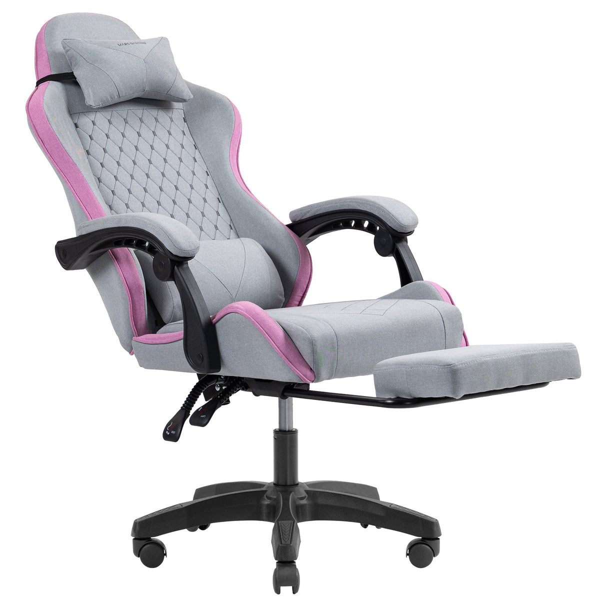 EAN 8435693112976 - Mars Gaming MGCXFSPK silla para videojuegos Silla para videojuegos de PC Asiento acolchado Gris, Rosa imagen 6
