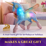 Spinmaster Unicorn Academy - Glow Magic Skywind (Interaktives Unicornio Con Luz Y Soun) 6076377
