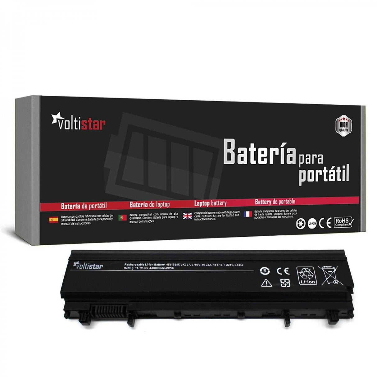 EAN 8435597424953 - VOLTISTAR BATE5440 refacción para laptop Batería imagen 1