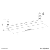 Neomounts Cableaufbewahrung -5kg Klemme Universal 120cm Negro