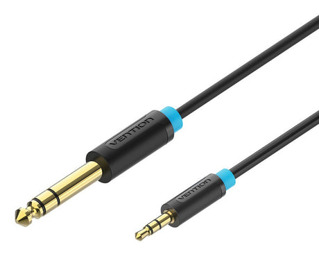 EAN 6922794728271 - Vention BABBG cable de audio 1,5 m 3,5mm 6,35mm Negro imagen 1