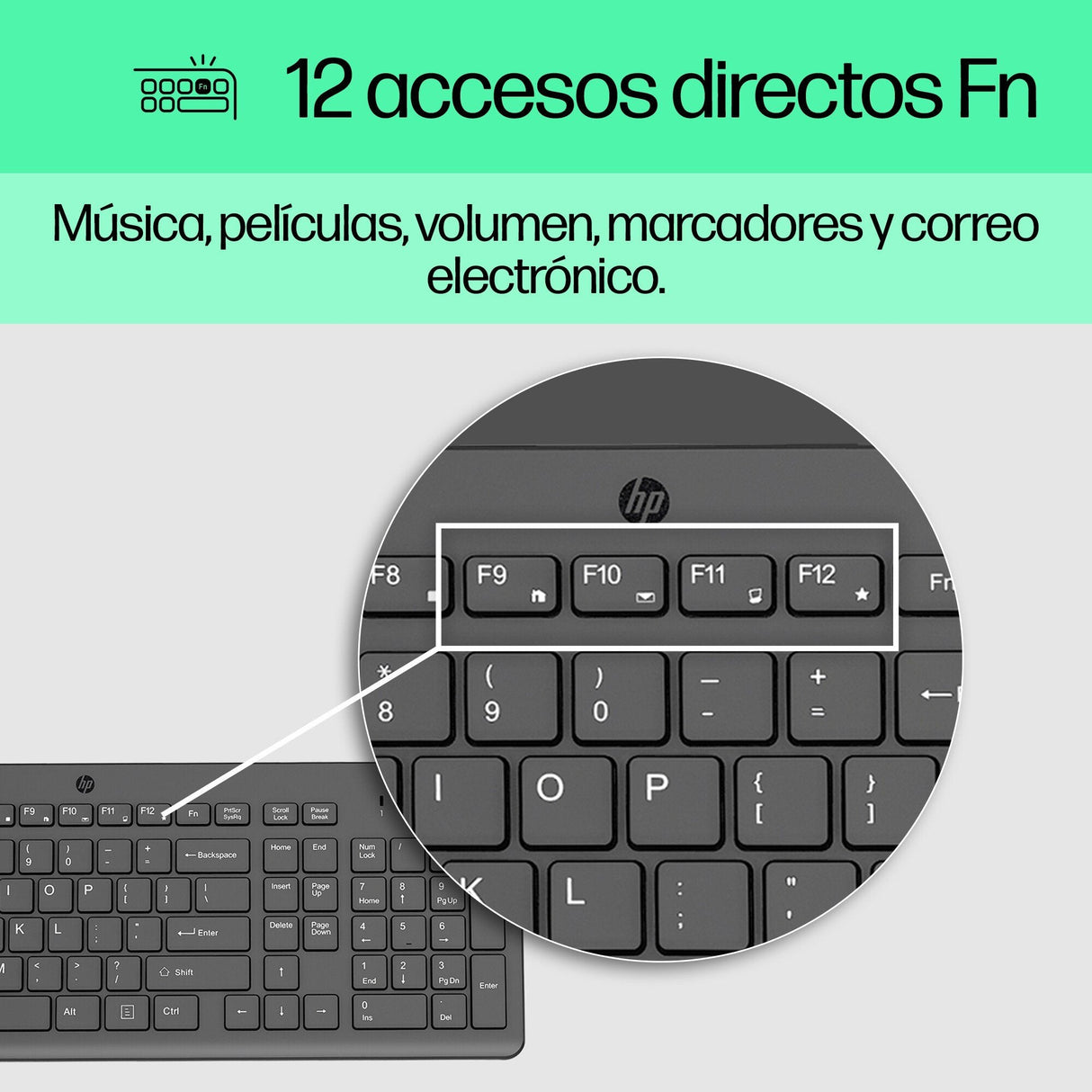 Teclado Con Cable Hp 150, Diseño De, Negro 664r5aa#Abd