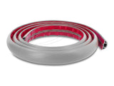 Delock Kabelkanal Pvc Flexibel 30 X 10 Mm - Länge 2 M Gris