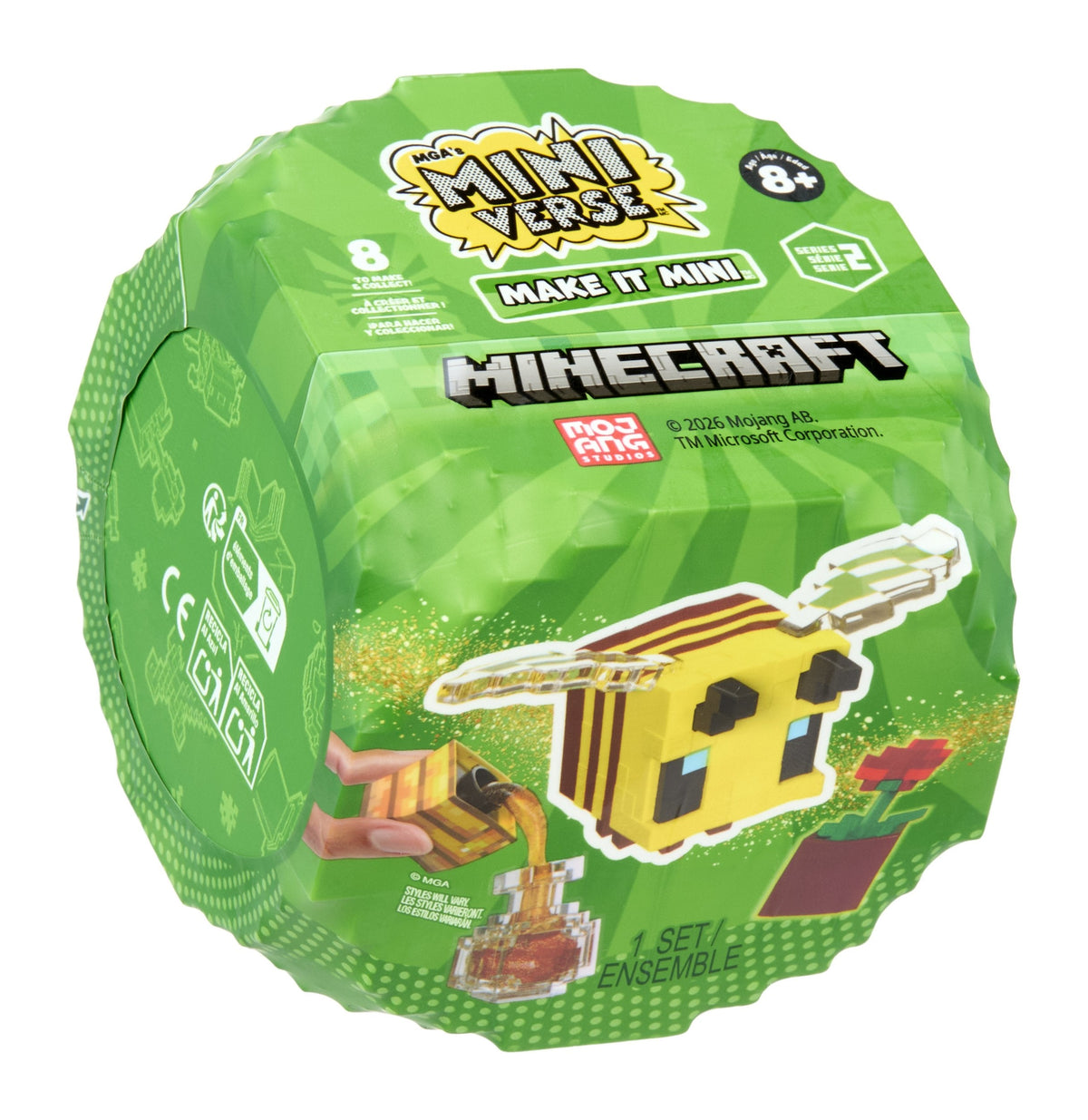 Mga Entertainment Mga'S Miniverse - Make It Mini Minecraft Series 2 (Artículo Surtido) 247807-Euc