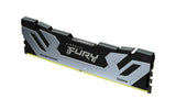 Memoria Kingston Fury 24 Gb 24x1gb Ddr5-8800, Ram Plateado/Negro, Kf588cu42rs-24, Renegade, Intel Xmp Kf588cu42rs-24