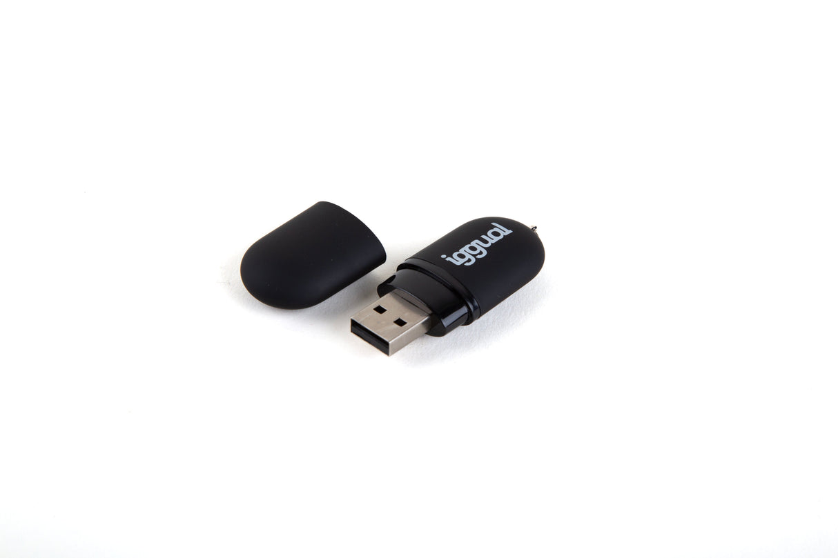Iggual Lápiz Usb 2.0 16gb Pen16 Negro