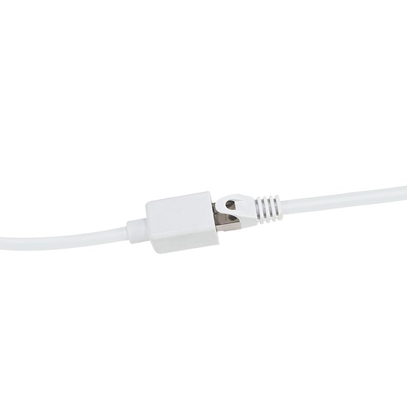 Latiguillo Cat 6a, S/Ftp,  3.00 M, Blanco, Macho-Hembra Cu Lszh