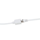 Latiguillo Cat 6a, S/Ftp,  3.00 M, Blanco, Macho-Hembra Cu Lszh