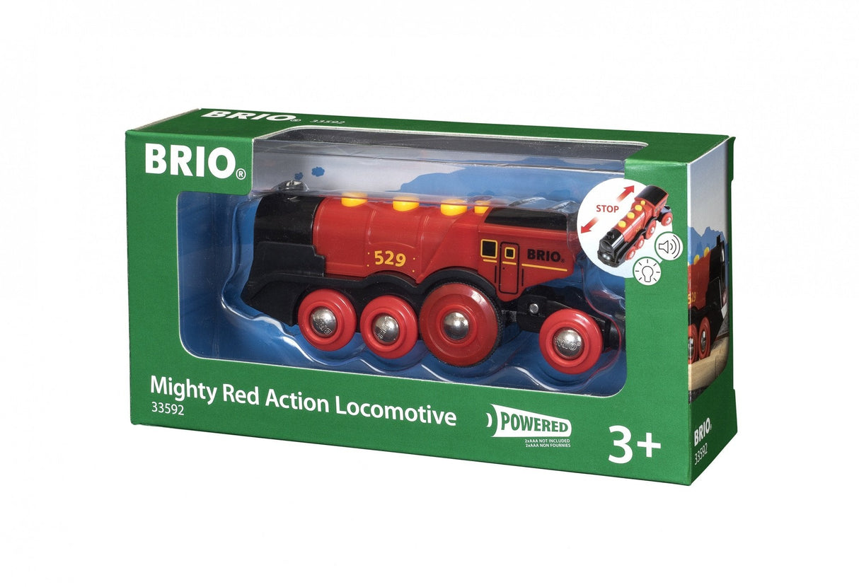 Vehículo De Juguete Brio Locomotora A Batería World Red Lola, 33592