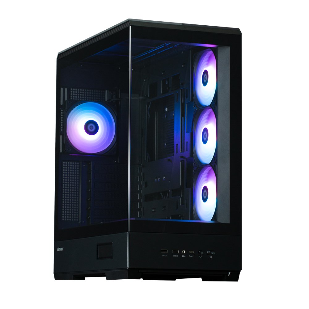 Caja Pc Obudowa P50 Ds Mid-Tower 4 Wentylatory Argb Negro