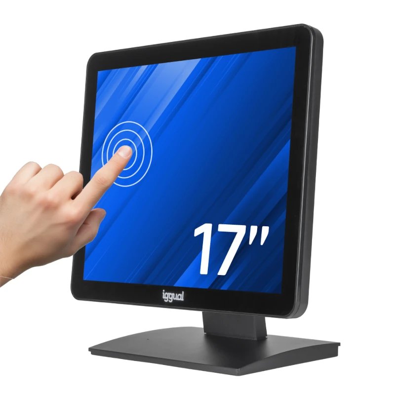 Monitor Iggual Táctil Capacitivo 17" Vga Hdmi Usb