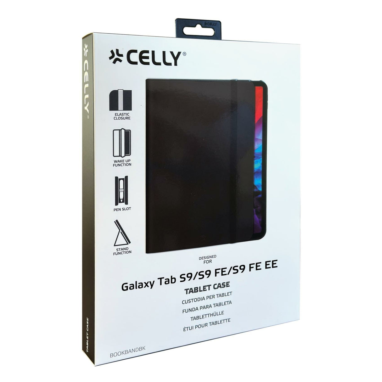 EAN 8021735208938 - Celly BOOKBAND12 funda para tablet 27,9 cm (11") Folio Negro imagen 6