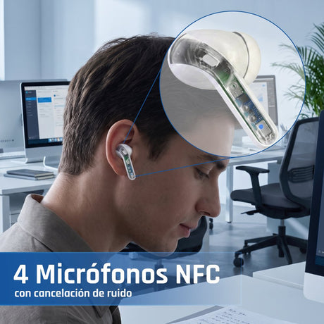 EAN 8435364319352 - iggual True Sound True Wireless Stereo (TWS) Dentro de oído Llamadas/Música Blanco imagen 8