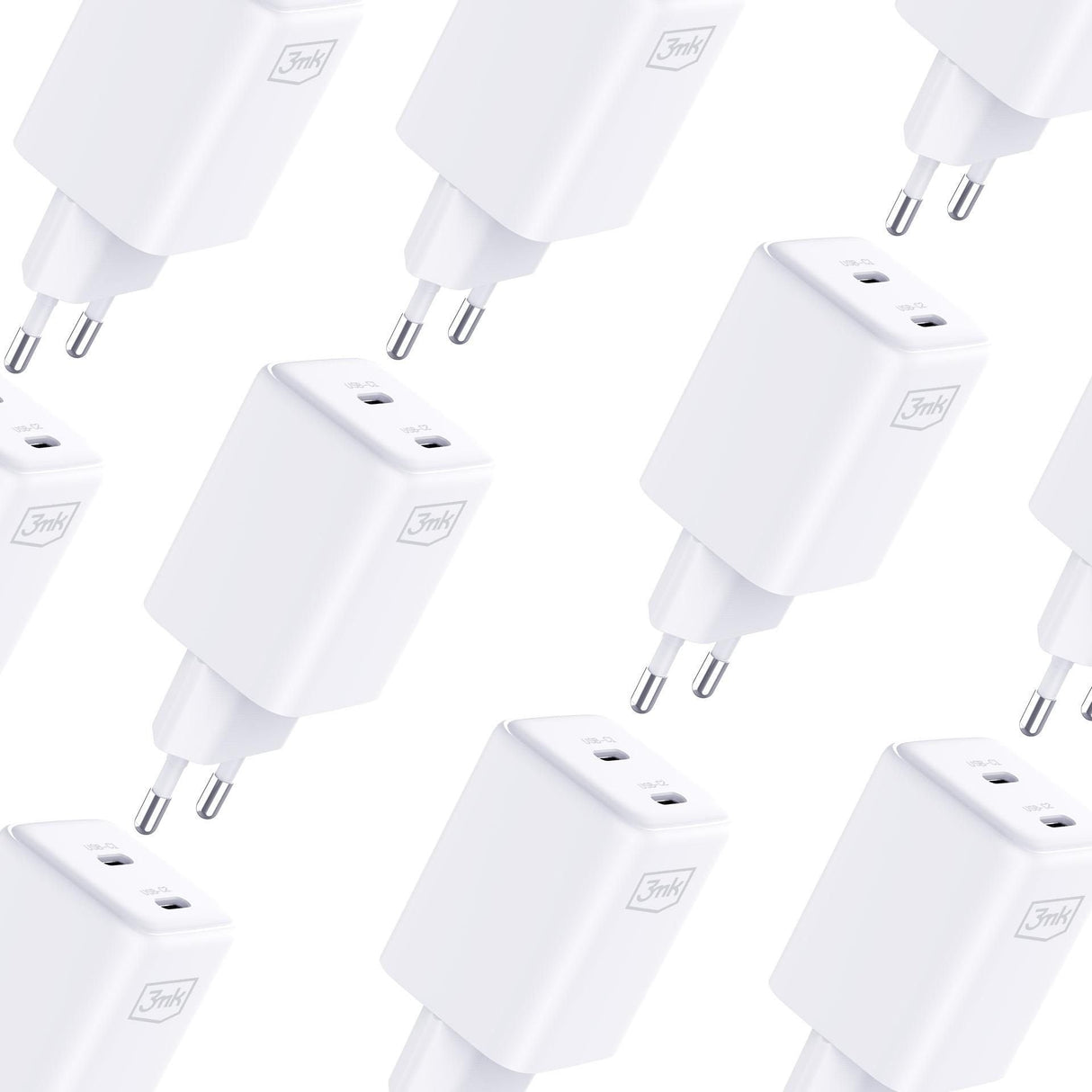 Ladowarka Sieciowa Hyper Charger Pd 45w Gan Qc4+ Pps 2c Biala