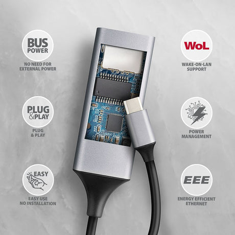 EAN 8595247908254 - Axagon ADE-TXPD adaptador y tarjeta de red Ethernet 1000 Mbit/s imagen 6