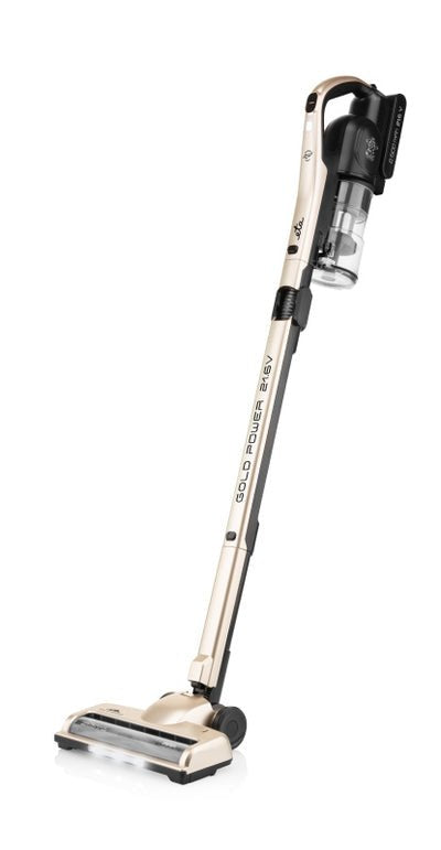 Aspiradora Eta121290000 Gold Power Stick, Inalámbrica, Autonomía 35 Min, Contenedor De Polvo 0,4 L, Color Crema