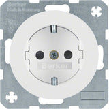 Berker 47232089 Steckdose Schuko R.1 R.3 Polarweiss, Glänzend