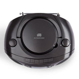 Radio Bluetooth Con Lector De Cd Mp3 Casetes Y Usb Aiwa Boombox Bbtu-550 Black Bt 5.0 6w Rms Fm