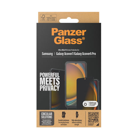 EAN 5715685007026 - PanzerGlass ® Privacy Screen Protector Samsung Galaxy Xcover7 Pro | Xcover7 | Xcover6 Pro | Ultra-Wide Fi imagen 3
