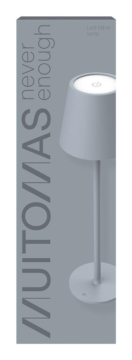 Muitomas Table Led Lamp Gray Tablelampgr
