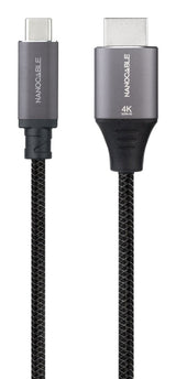 Cable Usb-C/M -Hdmi/M 2.0 4k 60hz,  Negro 1.8m