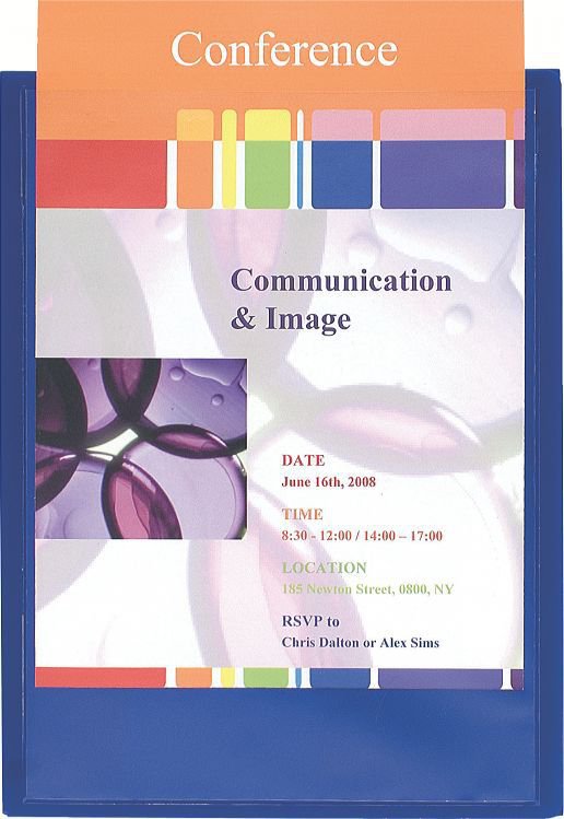 Exacompta 43502e Carpeta A4 Polipropileno (Pp) Azul