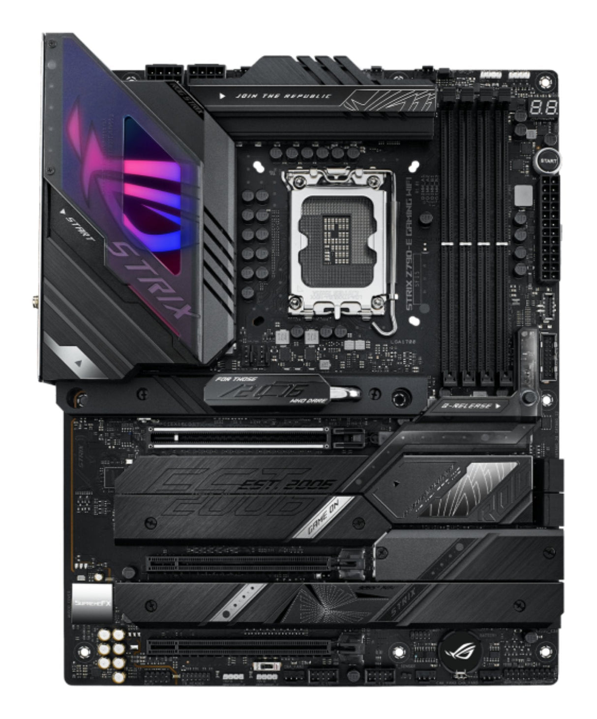 Placa Base Asus 1700 Rog Strix Z790-E Gaming Wifi Atx 4xddr5 4xsata6 7xusb 3.2 Gen2 4xusb 3.2 Gen1