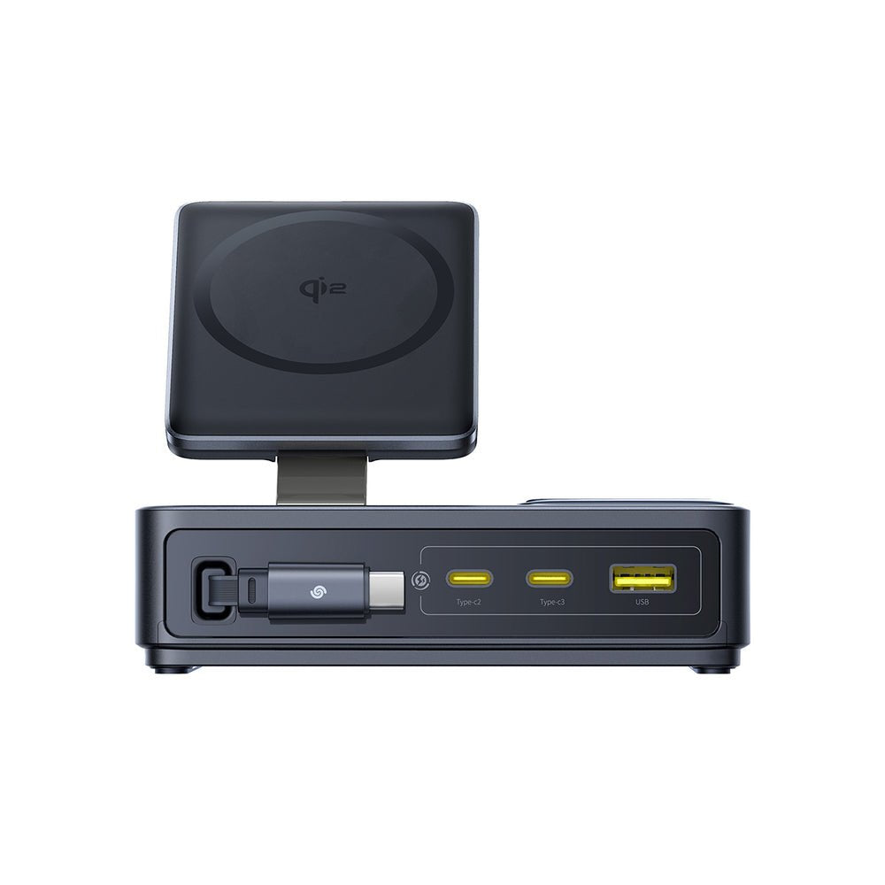 Cargador Inalámbrico Baseus Nomos Universal Negro Corriente Alterna  Carga Rápida Interior