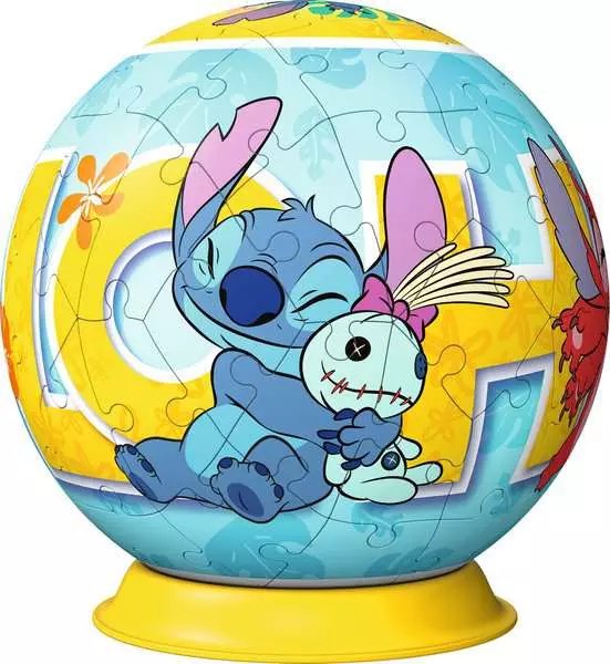 Puzzle Ravensburger 3d Ball Disney Stitch 72 Parts 11596