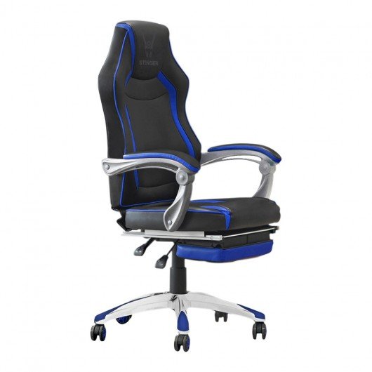 Silla Gaming Woxter Stinger Station Rx Azul Y Negra